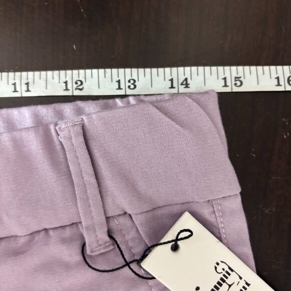 NWT Flog made in Isreal Lavender Lora Elastic Waist Bermuda Shorts Size 29 & 27 - Picture 9 of 13